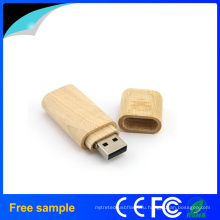 Классический высокоскоростной прямоугольный деревянный флэш-накопитель USB